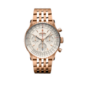 Breitling Navitimer B01 Chronograph 41 reference RB0139211G1R1 with Cream dial, 18k red gold case, bracelet, front view