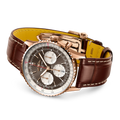 Breitling Navitimer B01 Chronograph 41 reference RB0139211Q1P1 with Bronze dial, 18k red gold case, alligator strap, bracelet or strap configuration view