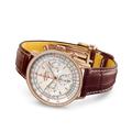 Breitling Navitimer B01 Chronograph 41 reference RB0139631G1P1 with Cream dial, 18k red gold (gem-set) case, alligator strap, bracelet or strap configuration view