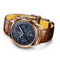 Breitling Premier B01 Chronograph 42 reference RB0145171C1P1 with Blue dial, 18k red gold case, alligator strap, bracelet or strap configuration view