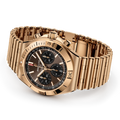 Breitling Chronomat B01 Chronograph 42 reference RB0158101Q1R1 with Brown dial, 18k red gold case, bracelet, bracelet or strap configuration view