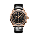 Breitling Premier B19 Datora 42 140th Anniversary reference RB19401A1B1P1 with Black dial, 18k red gold case, alligator strap, front view