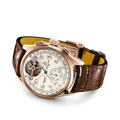 Breitling Premier B21 Chronograph Tourbillon 42 Léon Breitling reference RB2120211G1P1 with Cream dial, 18k red gold case, alligator strap, bracelet or strap configuration view