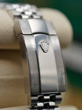 Rolex coronet on the Jubilee bracelet clasp of Datejust 41 126334-0036
