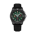 Breitling Avenger B01 Chronograph 42 reference SB01462A1L1X1 with Green dial, Ceramic case, calfskin strap, front view