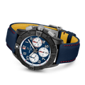 Breitling Avenger B01 Chronograph 42 Night Mission America250 reference SB01464A1C1X1 with Blue dial, Ceramic case, calfskin strap, bracelet or strap configuration view