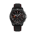 Breitling Avenger B01 Chronograph 44 Night Mission Dust Devils reference SB01473A1B1X1 with Black dial, Ceramic case, calfskin strap, front view