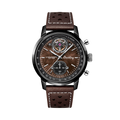 Breitling Top Time B21 Chevrolet Corvette reference SB21252A1Q1X1 with Walnut burl dial, Ceramic case, calfskin strap, front view