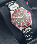 Tudor Black Bay 58 M7939A1A0RU-0002 Unworn 2026 with burgundy dial, burgundy bezel and three-link steel bracelet