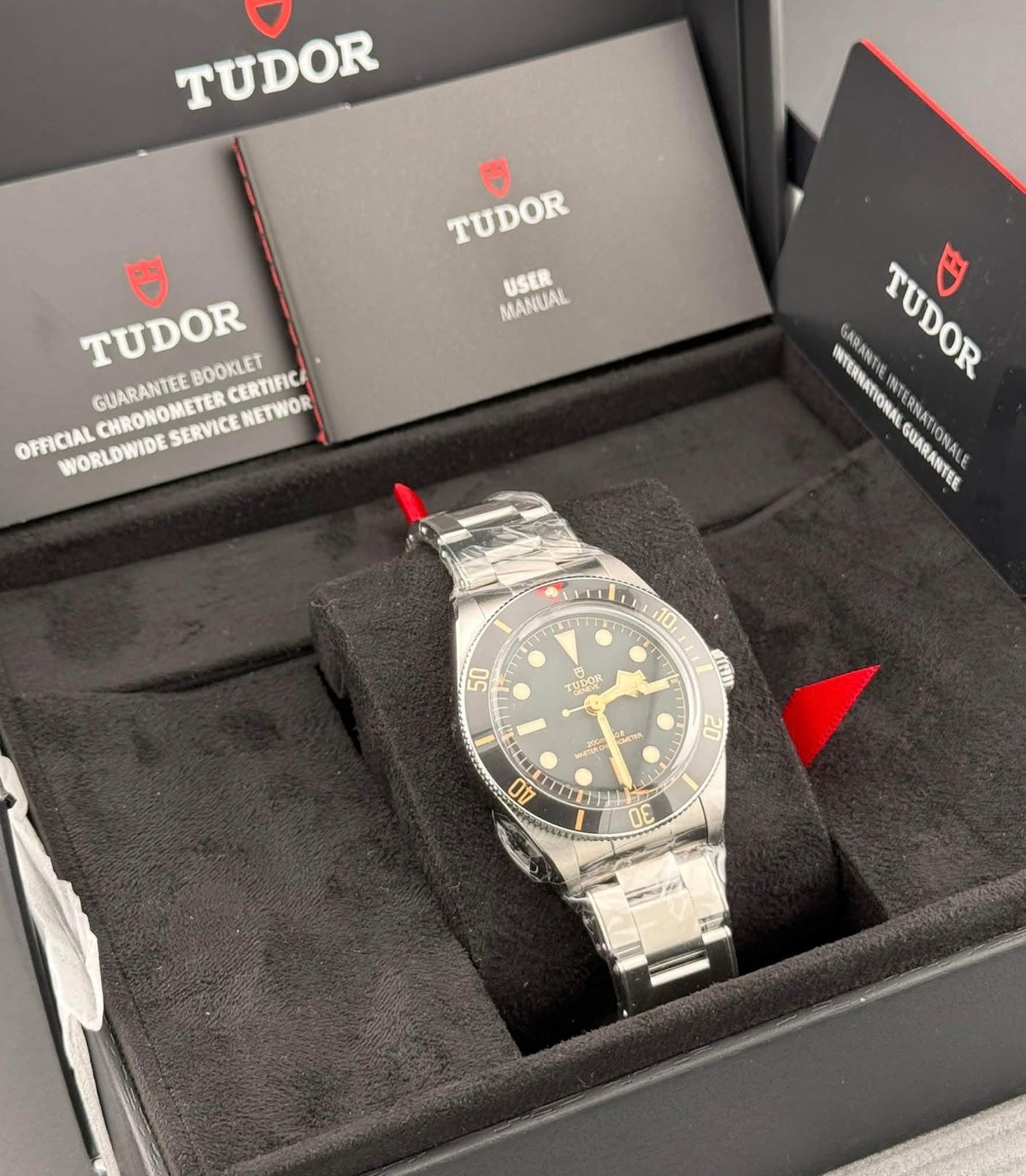 Tudor Black Bay 58 with presentation box, booklets and guarantee documentation