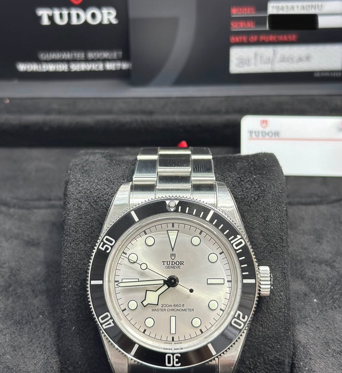 Tudor Black Bay 68 M7943A1A0NU-0002 — Watch with Tudor box and warranty card