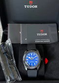 Unworn 2025 Tudor Black Bay Ceramic Blue with Tudor box, booklets and additional strap