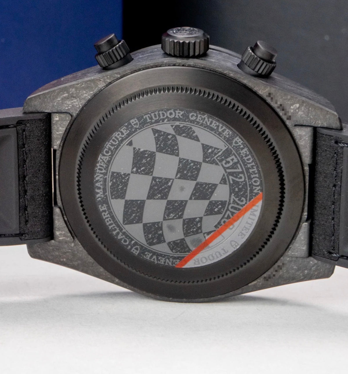 Tudor Black Bay Chrono Carbon 26 M79377KN-0003 numbered titanium caseback