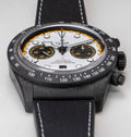 Tudor Black Bay Chrono Carbon 26 M79377KN-0003 racing-white dial three-quarter view