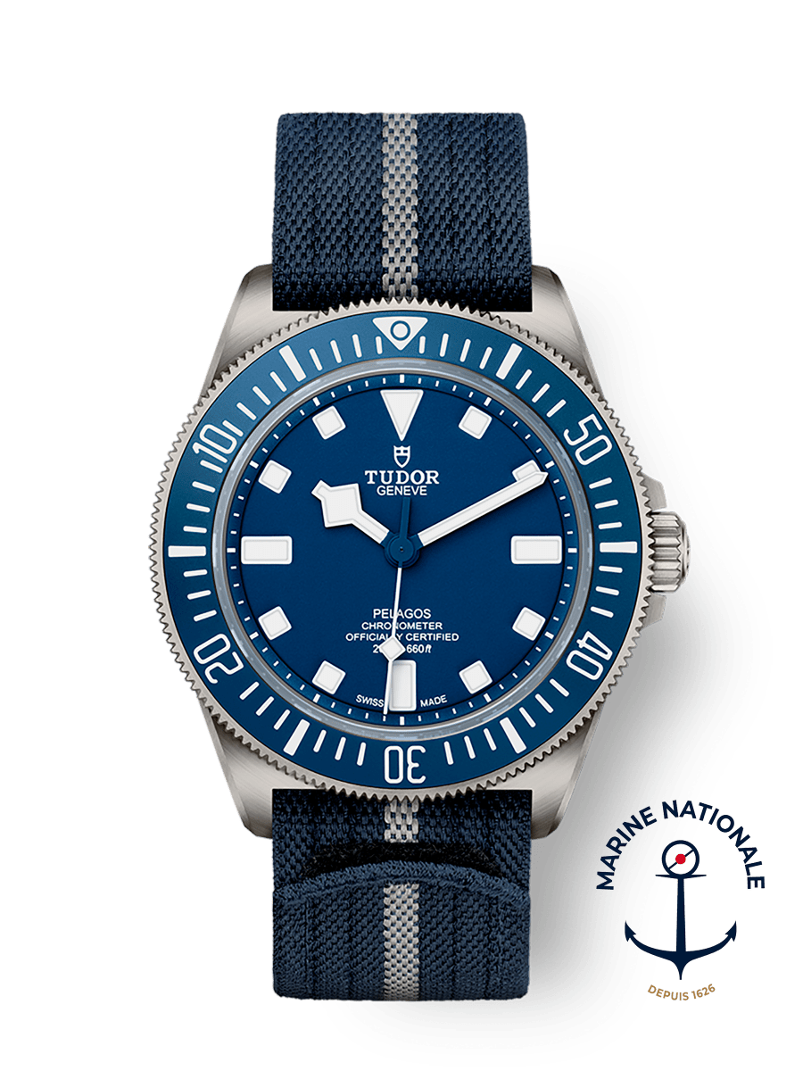 Tudor Pelagos FXD Marine Nationale Blue M25707B/26-0001 Unworn 2026 official reference image