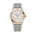 Breitling Chronomat Automatic 36 reference U10320101A1U1 with Mother-of-pearl dial, Stainless steel & 18k red gold case, bracelet, front view