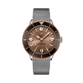 Breitling Superocean Heritage '57 Highlands reference U10340E31A1A1 with Beige dial, Stainless steel & 18k red gold case, bracelet, front view