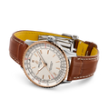 Breitling Navitimer Automatic 41 reference U17329F41G1P1 with Cream dial, Stainless steel & 18k red gold case, alligator strap, bracelet or strap configuration view