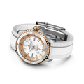 Breitling Superocean Automatic 36 reference U173771A1A1S1 with White dial, Stainless steel & 18k red gold case, rubber strap, bracelet or strap configuration view