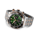 Breitling Super Chronomat B01 44 reference UB0136251L1U1 with Green dial, Stainless steel & 18k red gold case, strap, bracelet or strap configuration view