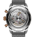 Caseback view of Breitling Superocean Heritage B01 Chronograph 42 reference UB0156H11B1A1