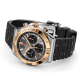 Breitling Chronomat B01 Chronograph 42 reference UB0158101B1S1 with Anthracite dial, Stainless steel & 18k red gold case, rubber strap, bracelet or strap configuration view