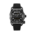 Breitling Emergency reference V76325221B1S1 with Black dial, DLC-coated titanium case, rubber strap, front view