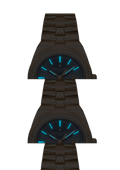Vacheron Constantin Overseas Quartz 33 mm 1225V/200R-H015 — night view
