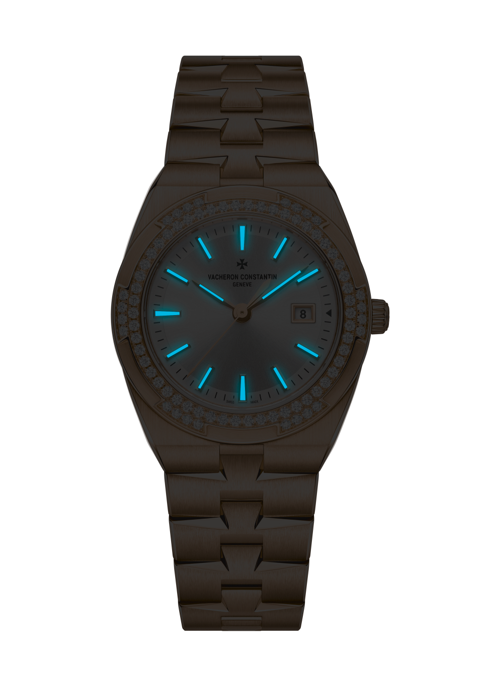 Vacheron Constantin Overseas Quartz 33 mm 1225V/200R-H031 — night view