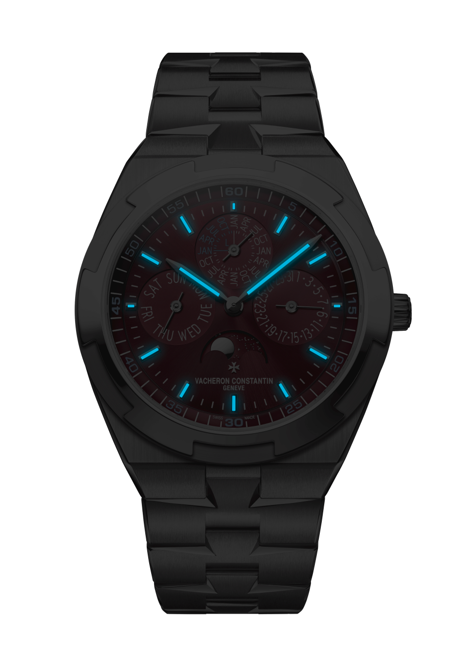 Vacheron Constantin Overseas Perpetual Calendar Ultra-Thin 41.5 mm 4300V/220G-H151 — night view