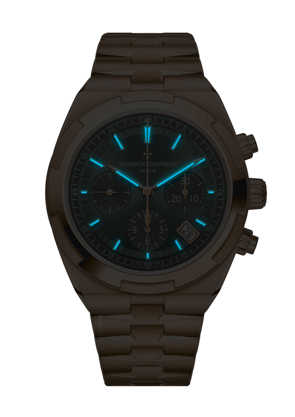 Vacheron Constantin Overseas Chronograph 42.5 mm 5520V/210R-B966 — night view