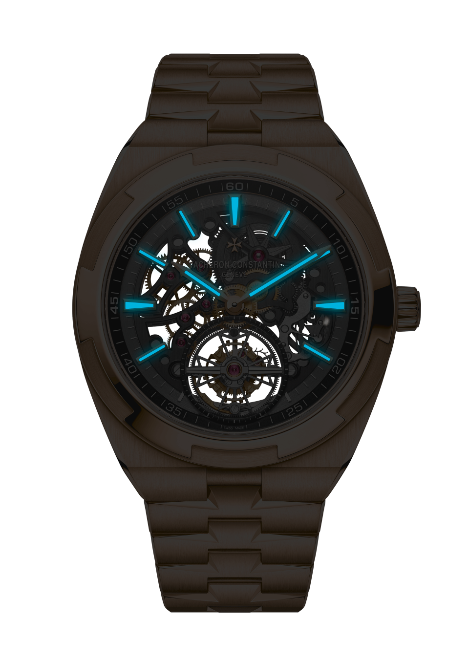 Vacheron Constantin Overseas Tourbillon Skeleton 42.5 mm 6000V/210R-B934 — night view