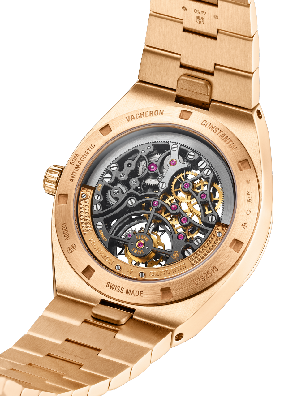 Vacheron Constantin Overseas Tourbillon Skeleton 42.5 mm 6000V/210R-B934 — three-quarter view