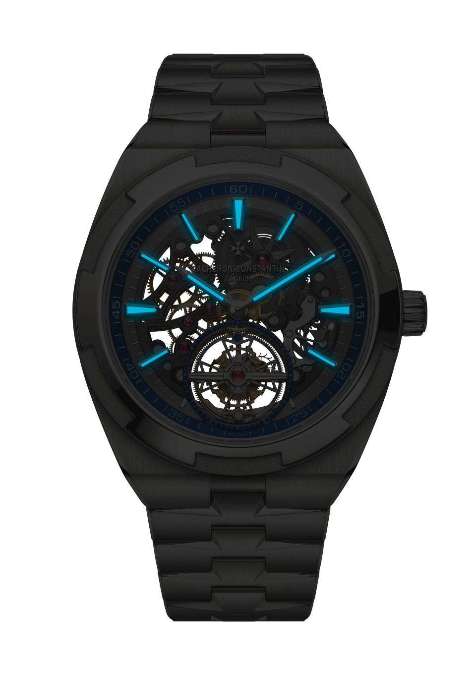 Vacheron Constantin Overseas Tourbillon Skeleton 42.5 mm 6000V/210T-B935 — night view