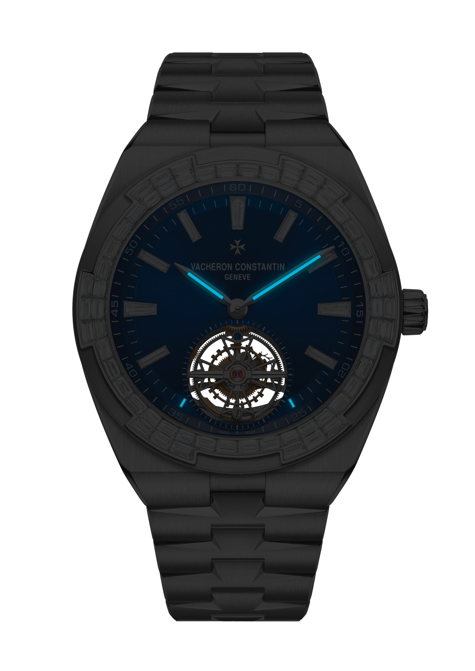 Vacheron Constantin Overseas Tourbillon High Jewellery 42.5 mm 6007V/210G-B955 — night view