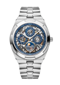 Vacheron Constantin Overseas Perpetual Calendar Ultra-Thin Skeleton 41.5 mm 4300V/220G-B946 — front view