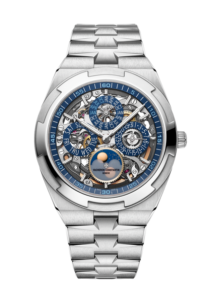 Vacheron Constantin Overseas Perpetual Calendar Ultra-Thin Skeleton 41.5 mm 4300V/220G-B946 — front view