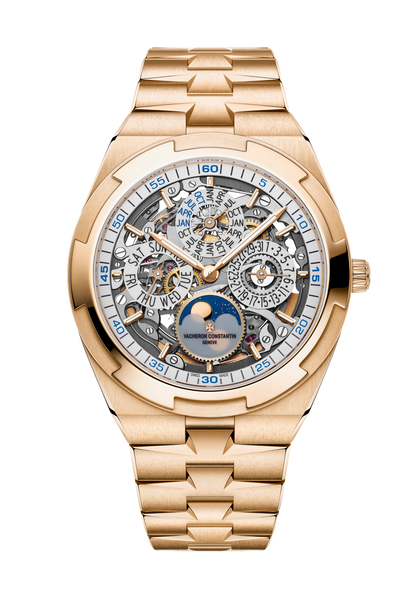 Vacheron Constantin Overseas Perpetual Calendar Ultra-Thin Skeleton 41.5 mm 4300V/220R-B547 — front view