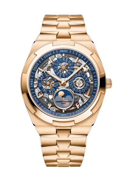 Vacheron Constantin Overseas Perpetual Calendar Ultra-Thin Skeleton 41.5 mm 4300V/220R-B642 — front view