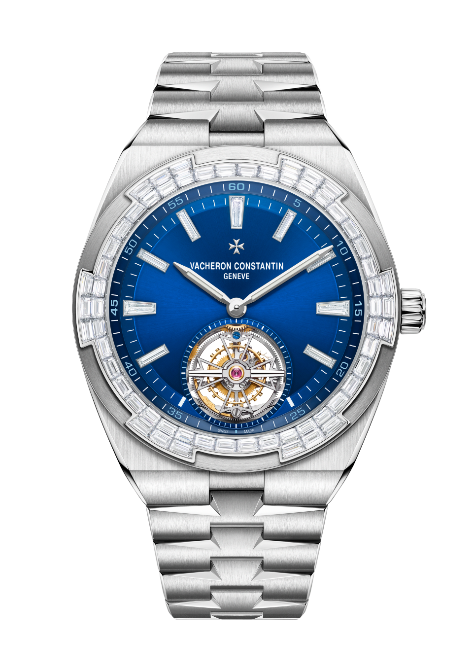 Vacheron Constantin Overseas Tourbillon High Jewellery 42.5 mm 6007V/210G-B955 — front view
