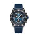 Breitling Endurance Pro 44 reference X823101G1C1S1 with Blue dial, Breitlight® case, rubber strap, front view