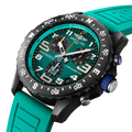 Breitling Endurance Pro 44 IRONMAN® 70.3 World Championship 2025 reference X823101K1C1S1 with Blue dial, Breitlight® case, rubber strap, three-quarter view