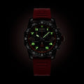 Breitling Endurance Pro 44 IRONMAN® 70.3 World Championship 2024 reference X823107C1M1S1 with Anthracite dial, Breitlight® case, rubber strap, illuminated dial view