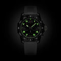 Breitling Endurance Pro 44 reference X82310A71B1S2 with Black dial, Breitlight® case, rubber strap, illuminated dial view