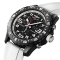 Breitling Endurance Pro 44 reference X82310A71B1S2 with Black dial, Breitlight® case, rubber strap, three-quarter view