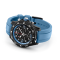 Breitling Endurance Pro 38 reference X83310281B1S1 with Black dial, Breitlight® case, blue rubber strap, bracelet or strap configuration view