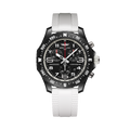 Breitling Endurance Pro 38 reference X83310A71B1S1 with Black dial, Breitlight® case, white rubber strap, front view