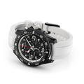 Breitling Endurance Pro 38 reference X83310A71B1S1 with Black dial, Breitlight® case, white rubber strap, bracelet or strap configuration view