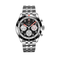 Breitling Classic AVI Chronograph 42 Mosquito reference Y233801A1B1A1 with Black dial, Stainless steel case, bracelet, front view