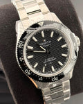 Zenith Chronomaster Solo Sport 03.5000.3620/21.M5000 black no-date dial and steel bracelet